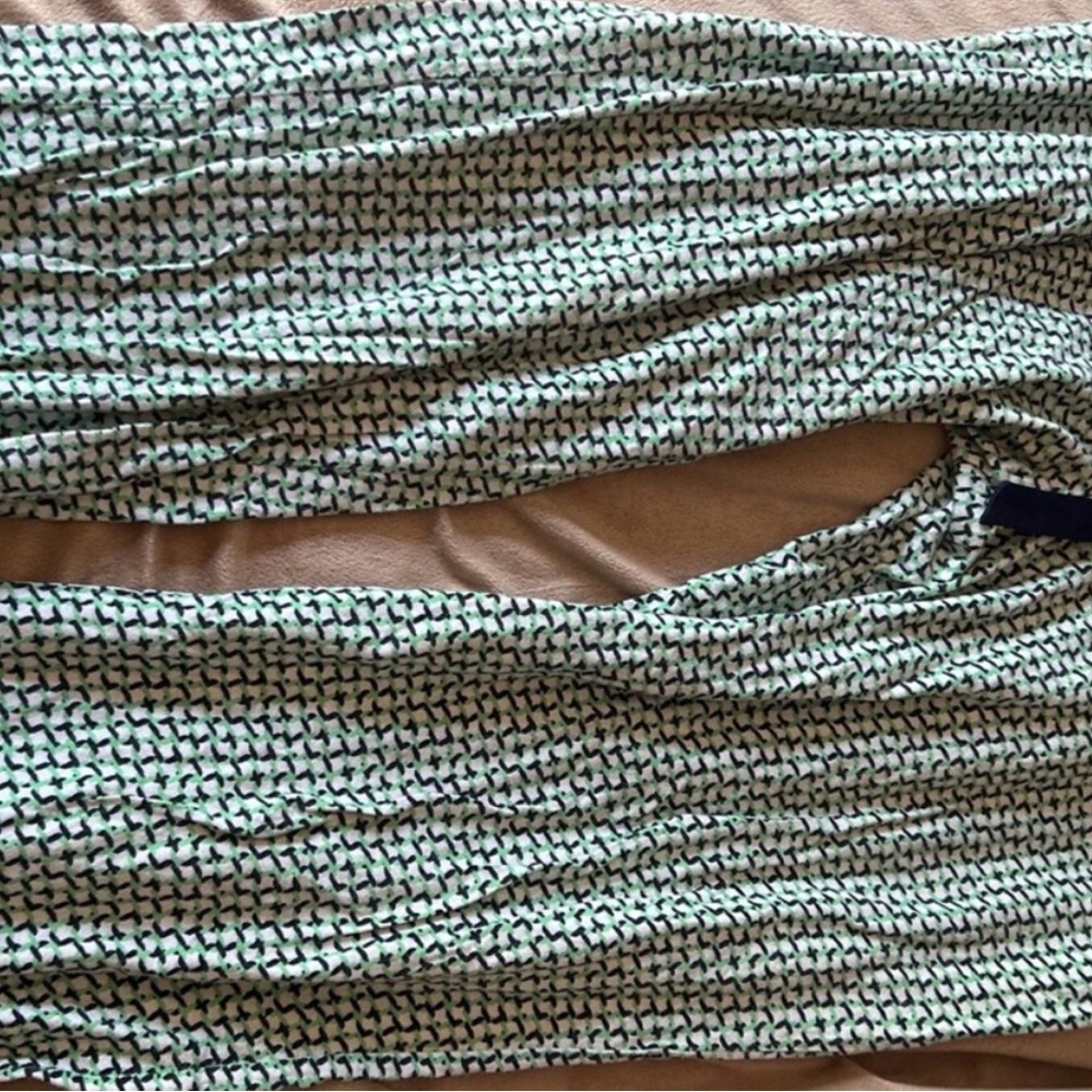 Patterned Black and White Pants